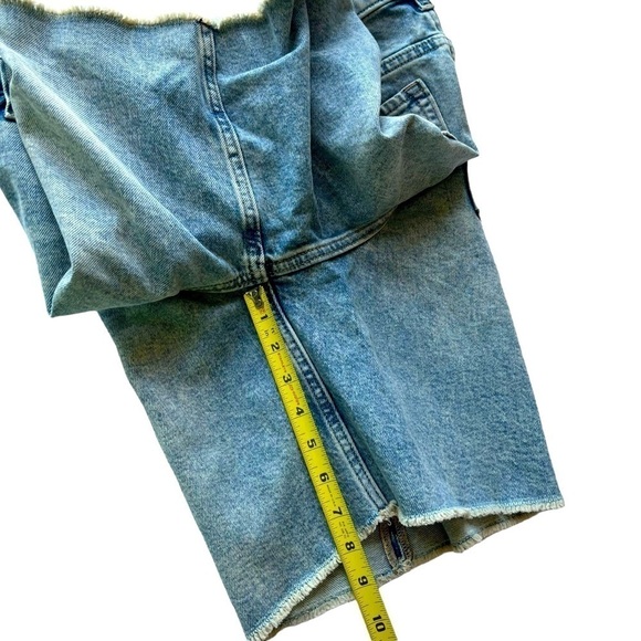 Banana Republic High-Rise Relaxed Cut Off Denim Jean Shorts Size 30 - Picture 6 of 6